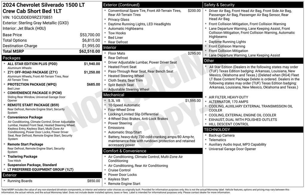 2024 Chevrolet Silverado 1500 LT
