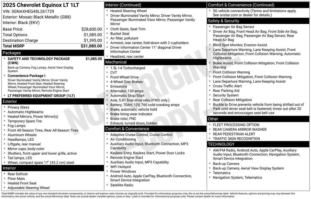 2025 Chevrolet Equinox LT