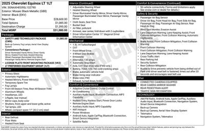 2025 Chevrolet Equinox LT