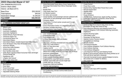 2023 Chevrolet Blazer 2LT