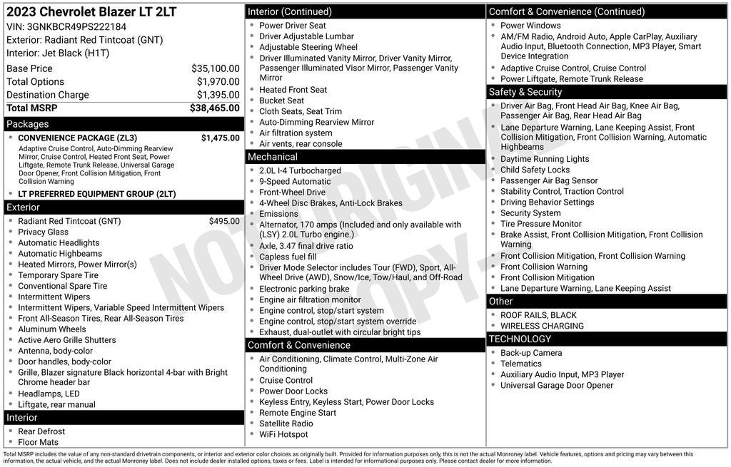 2023 Chevrolet Blazer 2LT