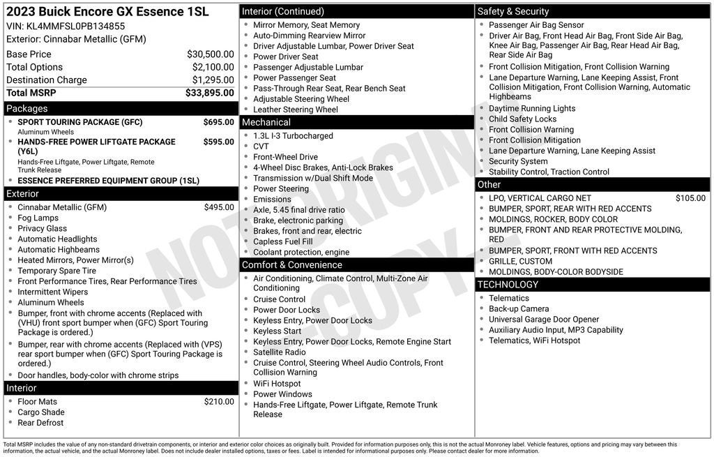 2023 Buick Encore GX Essence
