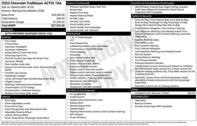 2023 Chevrolet Trailblazer ACTIV