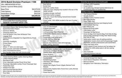 2016 Buick Envision Premium I