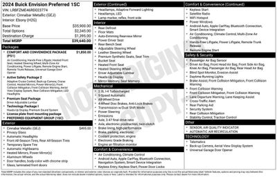 2024 Buick Envision Preferred